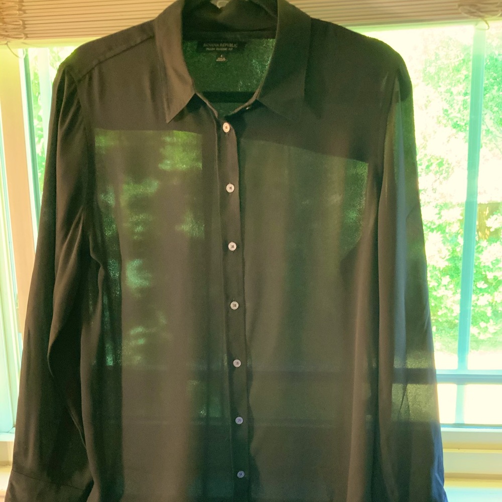 Banana republic grey shirt